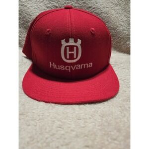 HUSQVARNA‎ MOTORCYCLE RED RACING CAP/HAT SNAPBACK